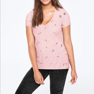 Victoria Secret Pink V-Neck tee New!